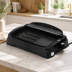 Electric BBQ Grill with Non-Stick Plate and 1950W Power