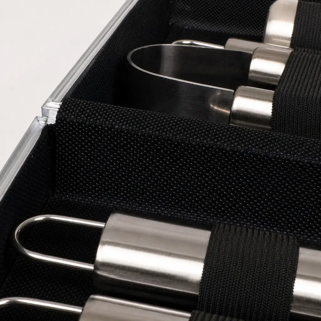 BBQ Tool Set 18 Piece Stainless Steel Grilling Accessories for Outdoor Cooking