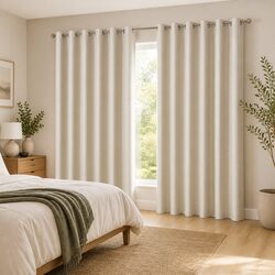 Specifications for Blockout Eyelet Curtains 240x230cm Beige