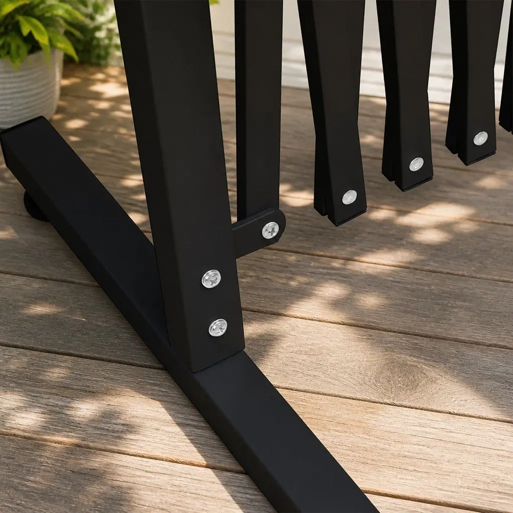 Expandable Safety Barrier Gate Aluminium Fence Work Site 46-330cm Portable