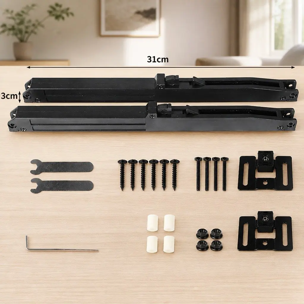 Barn Door Damper Kit for Smooth Sliding Action 31cm x 3cm