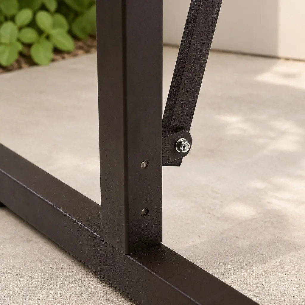 Expandable Barrier Gate for Home Use Adjustable Foldable Brown
