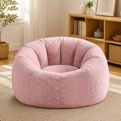 Specifications of Large Round Bean Bag Chair Cover in Pink