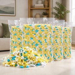 20lbs of Shredded Memory Foam Bean Bag Filler, High Density