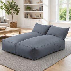 Indoor Outdoor L-Shape Bean Bag Chair: Specs and Features
