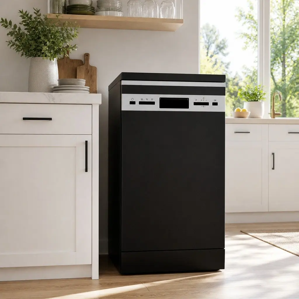 Black Freestanding Dishwasher 10 Settings