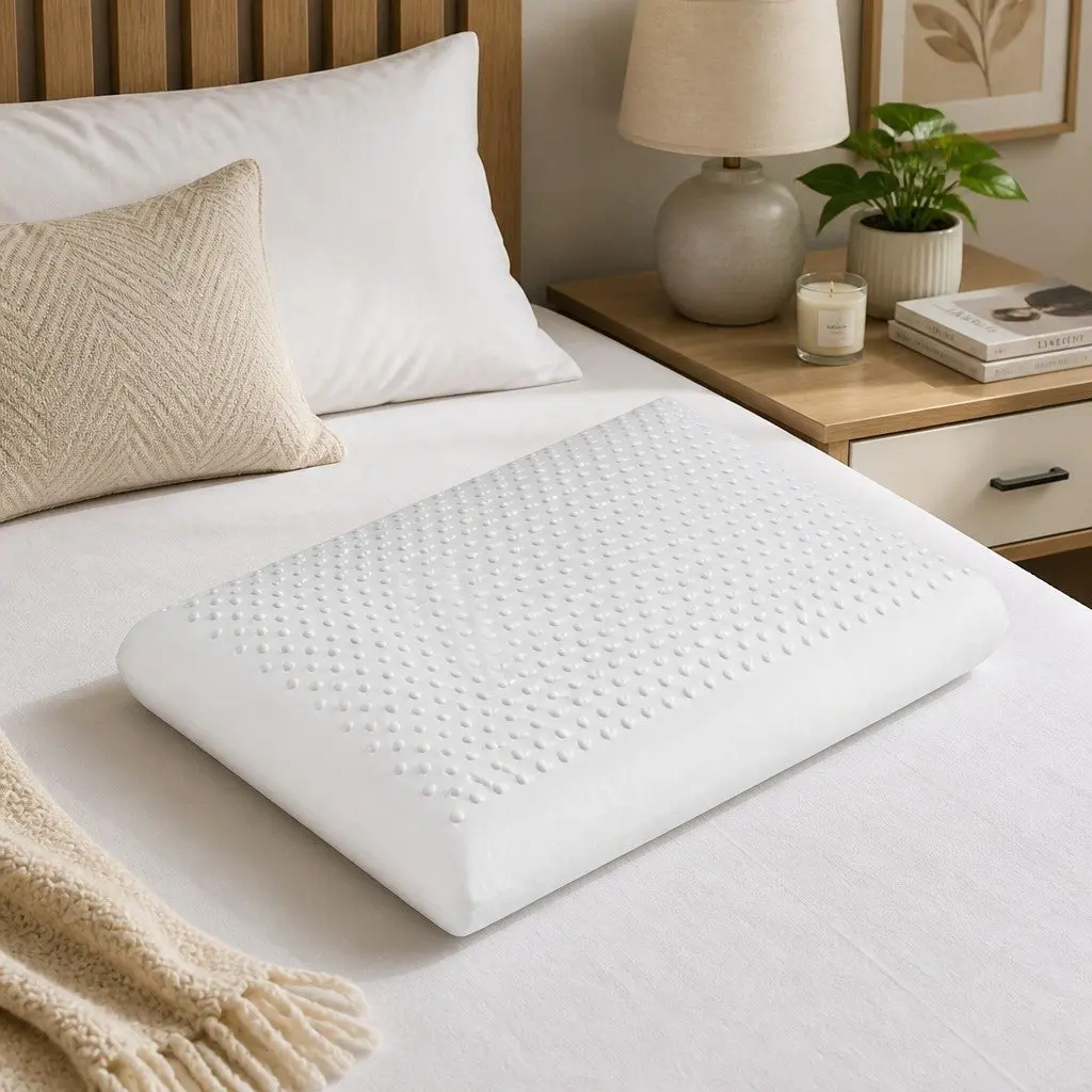 Natural Latex Pillow for Sleep 60cm x 40cm Pair