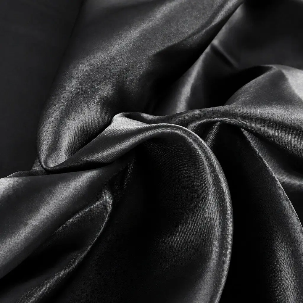 Satin Sheets Set Queen Bedroom Black Silky Smooth Lightweight
