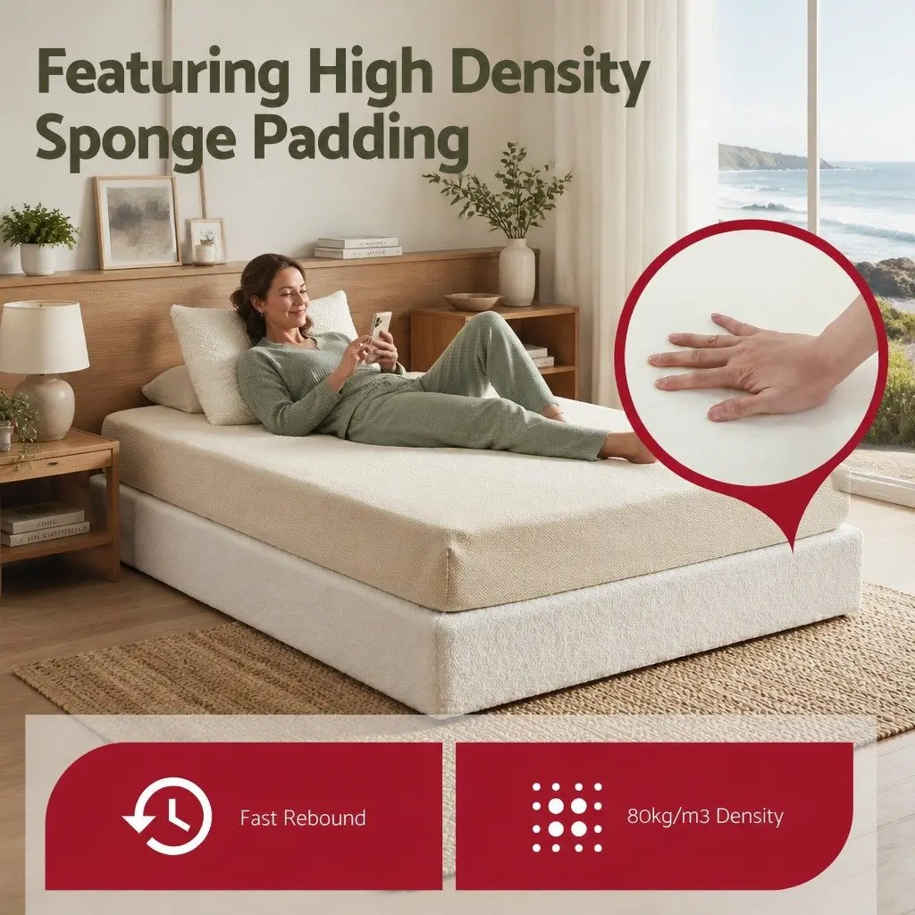 Compression Bed Frame Double Size No Assembly Vacuum Packed High Density Sponge