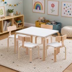 5-Piece Kids Table Set: Dimensions and Specs Overview