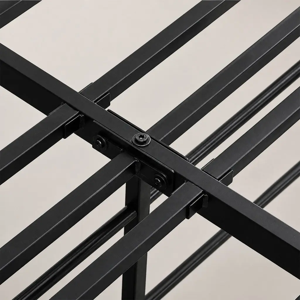 Metal Bed Frame Full Size Bedroom Storage Platform Foundation