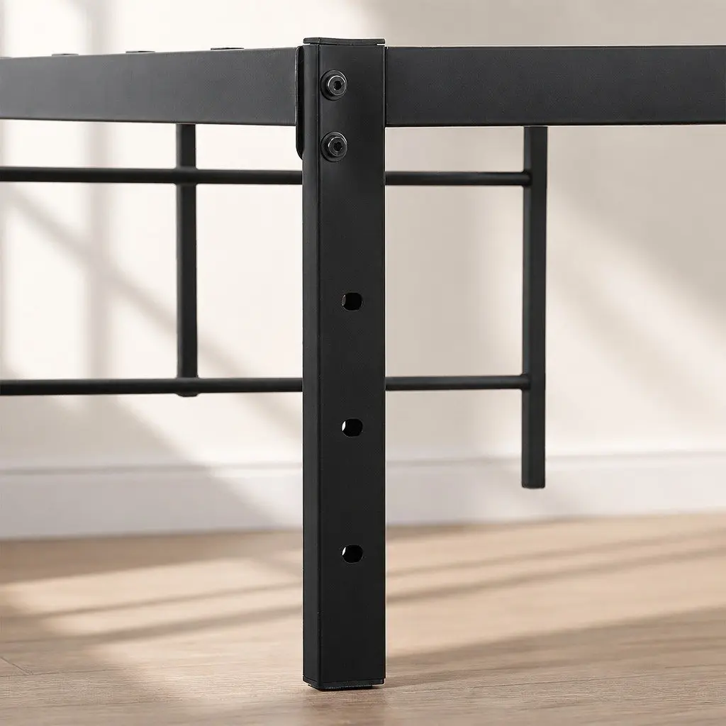 Metal Bed Frame Full Size Heavy Duty Storage Platform Slat Foundation Support