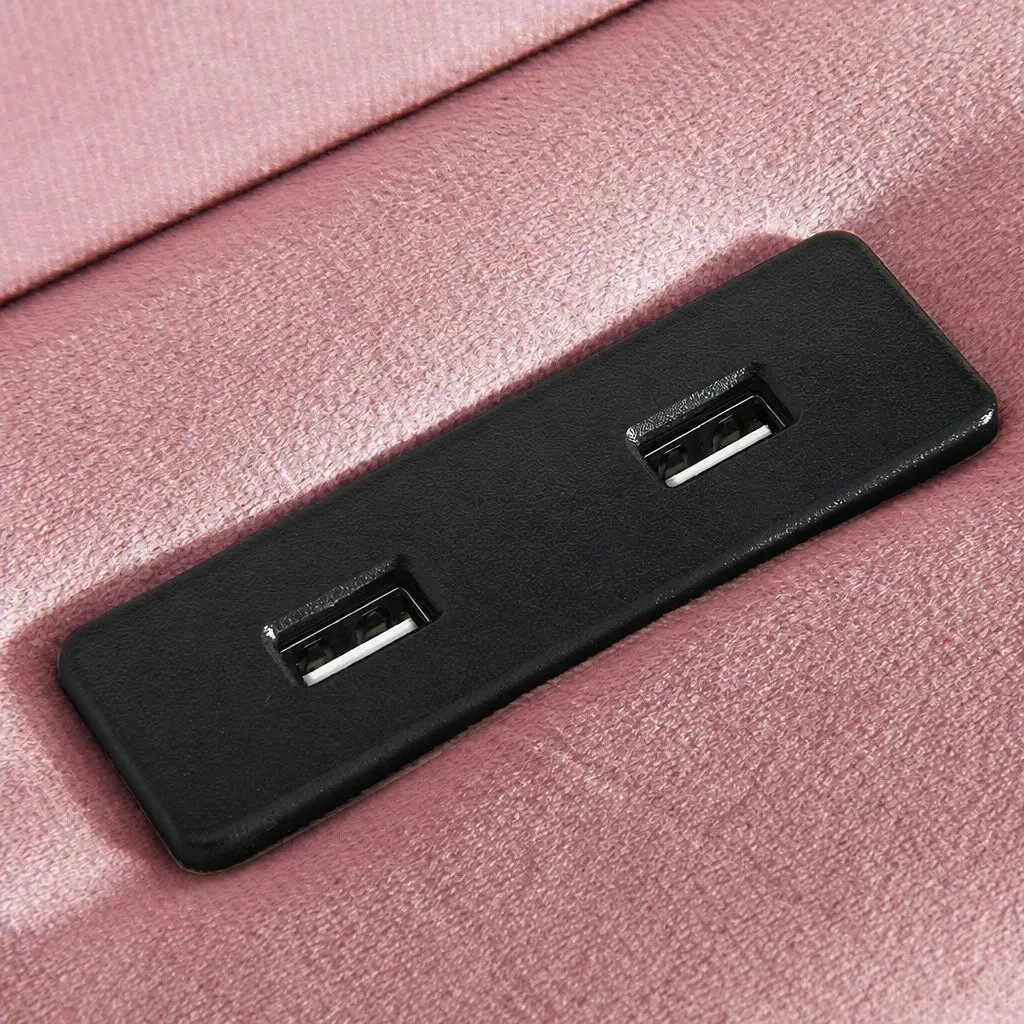 King Floating Bed Frame in Pink