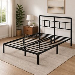 Double Metal Bed Frame 120x190cm - Dimensions and Specs