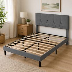 Specifications of Double Upholstered Bed Frame with Storage