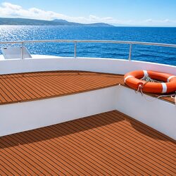 EVA Foam Boat Flooring Mat 240cm x 90cm, Dark Brown