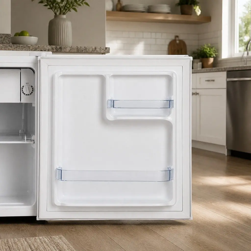 48L Bar Fridge Compact Mini Refrigerator for Office Apartment Caravan White