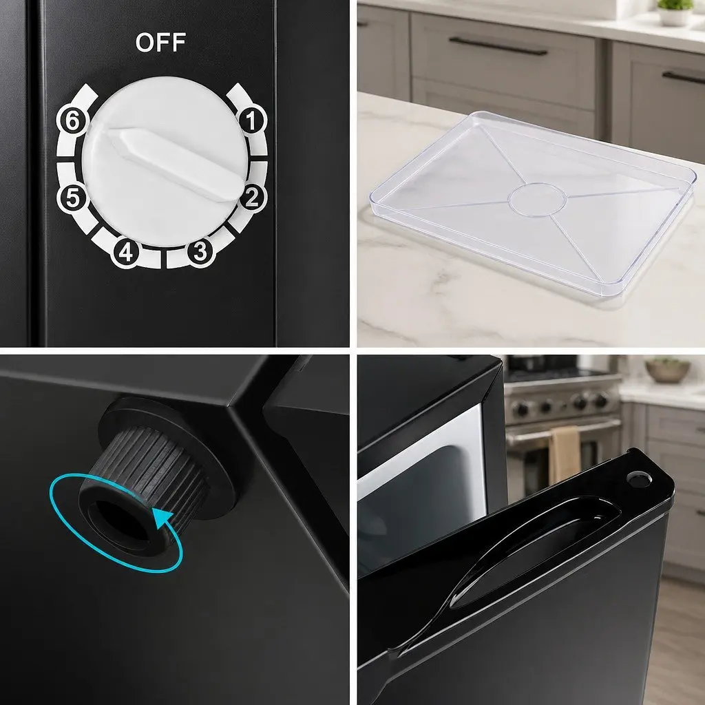 70L Portable Bar Fridge for Home Office Compact Mini Cooler Chiller