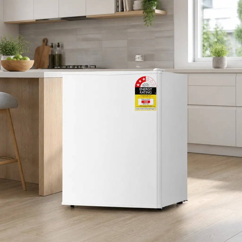 70L White Portable Mini Bar Fridge