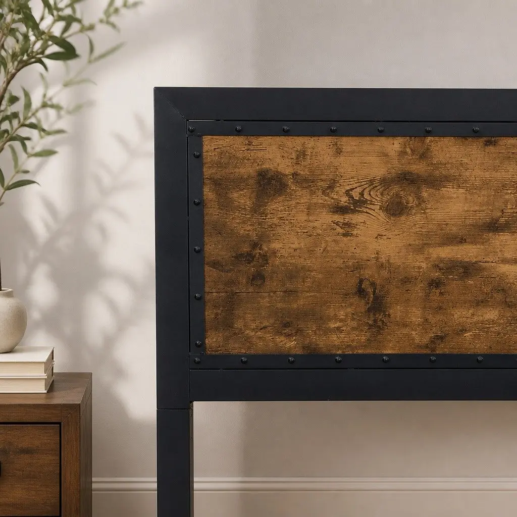 Double Metal Bed Frame with Storage Drawers