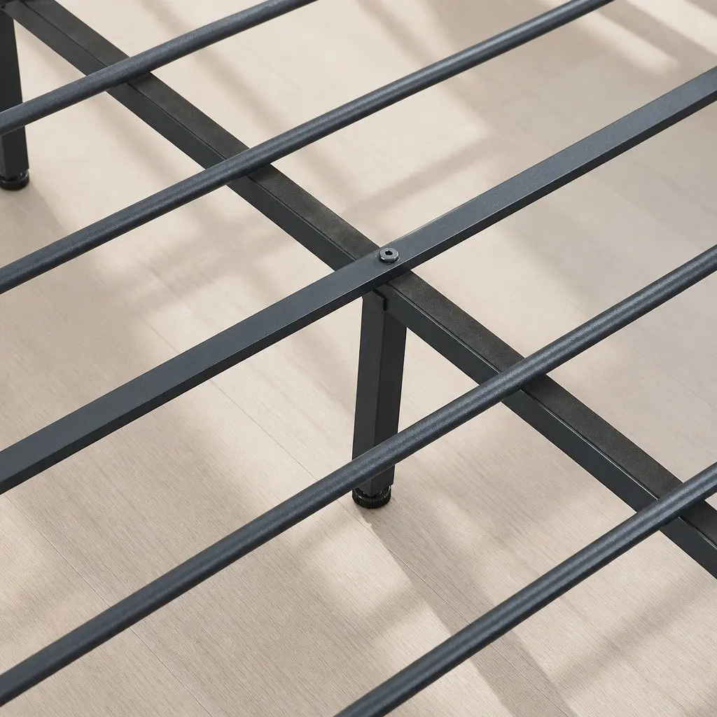 Queen Metal Bed Frame with Drawers