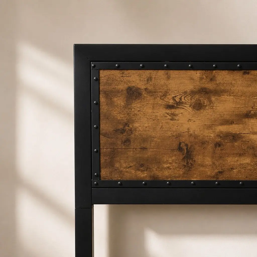 Queen Metal Bed Frame with Drawers