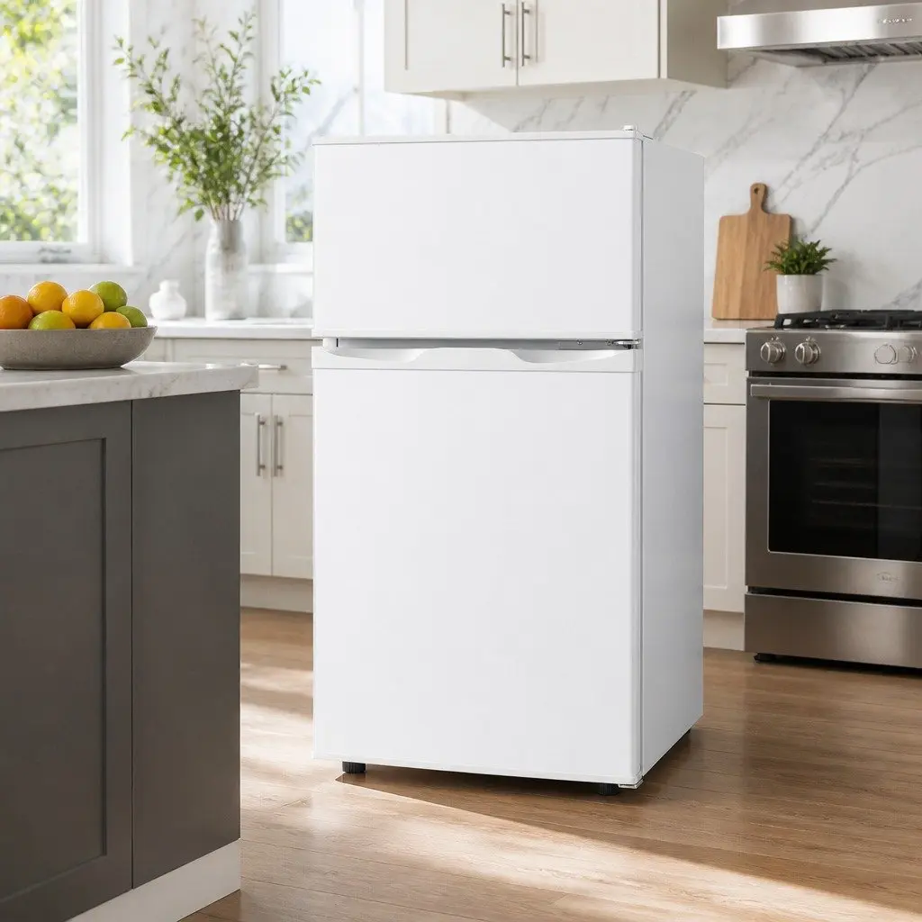 85L Bar Fridge with Manual Control and LED Light