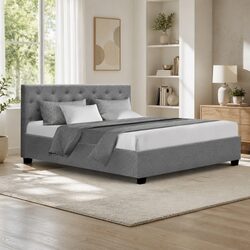 Queen Size Bed Frame with Storage Dimensions: 215.5 x 160 x 99cm