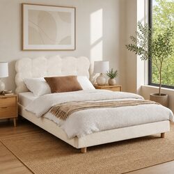 Specifications for King Single Bed Frame with Cloud Headboard