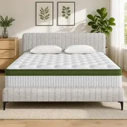 King Bed Frame and Pocket Coil Mattress: Specs and Details