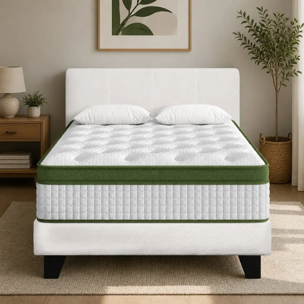 Single Bed Frame and Hybrid Mattress Technical