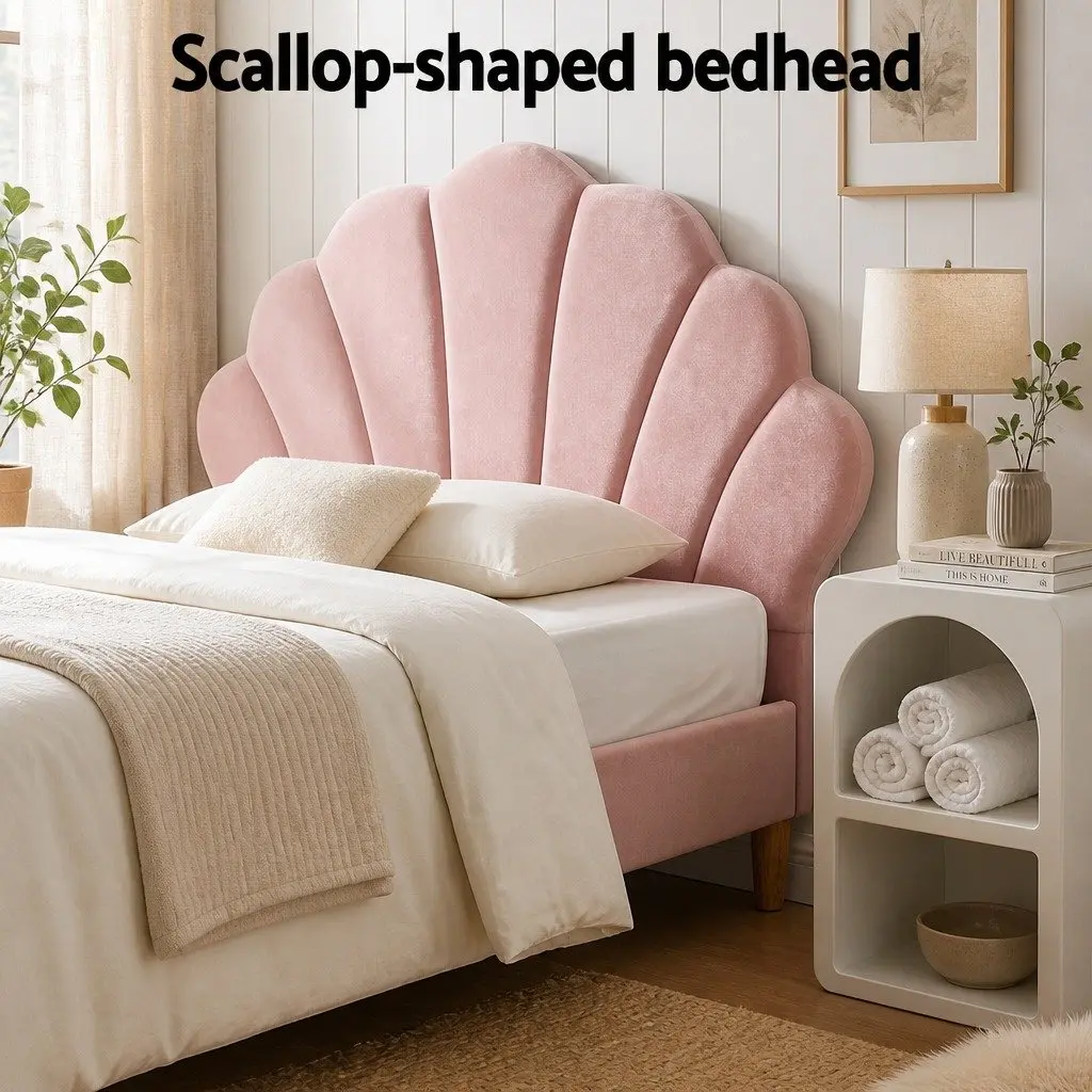 King Single Bed Frame & Nightstands