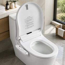 Smart Bidet Toilet Seat Cover: Heated Wash & Dryer