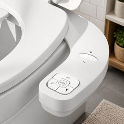 Ultra-Slim Non-Electric Cold Water Bidet Attachment