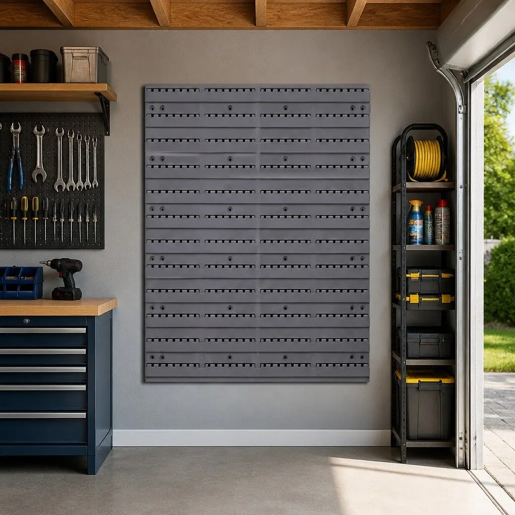 48 Bin Storage Rack Wall Mounted Organizer for Garage or Storage Room