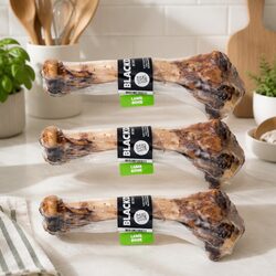 Natural Air Dried Lamb Bone Treats – 3 Count Package