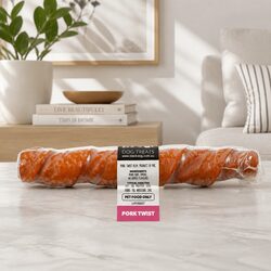 Pork Twists for Small Medium Dogs - 25 Natural Chews