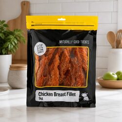 1kg Chicken Breast Fillets - High Protein Dog Treats