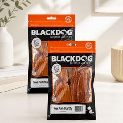 Sweet Potato Slice Dog Treats 120g x 2pk Natural Air Dried Chewy Pet Snack