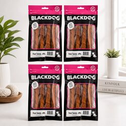 Pork Twists Dog Treats - 4 Pack, High Protein and Natural