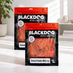 Dog Treats: Air Dried Sweet Potato Slices 1kg x 2 Pack