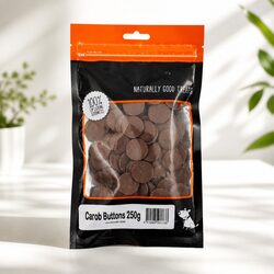 250g Carob Drops Dog Treats – Detailed Specs