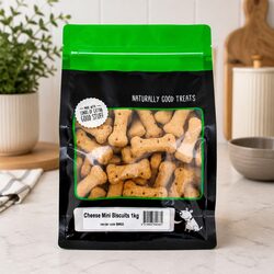 Detailed Specs: Mini Cheese Biscuits 1kg for Dogs