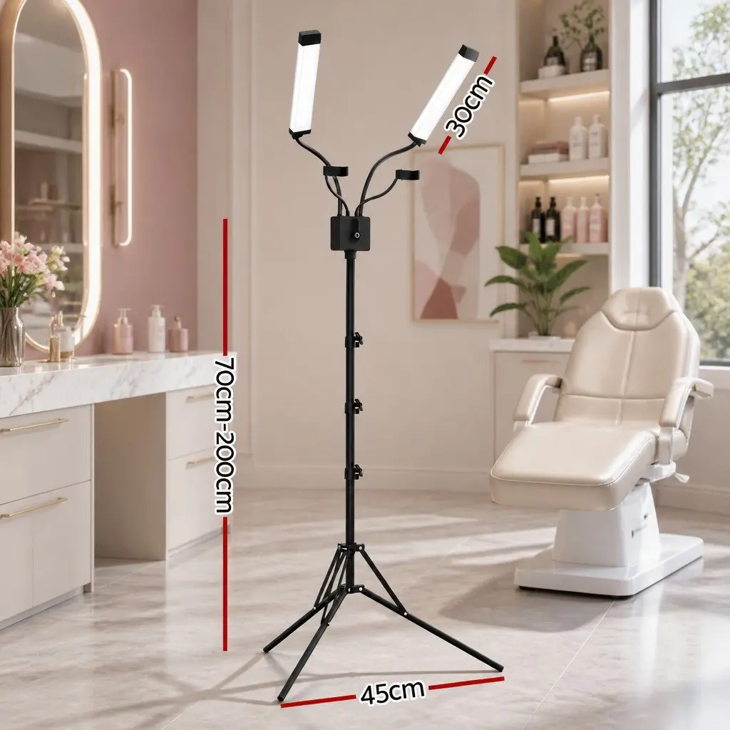 LED Beauty Light Ring 360 Rotation Remote Control Makeup Tattoo Salon Studio