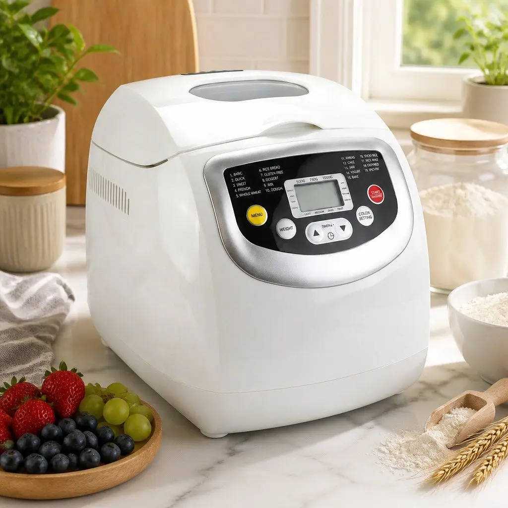 Automatic Bread Maker Machine 19 Program 2lb Capacity Non Stick Home Baking Oven
