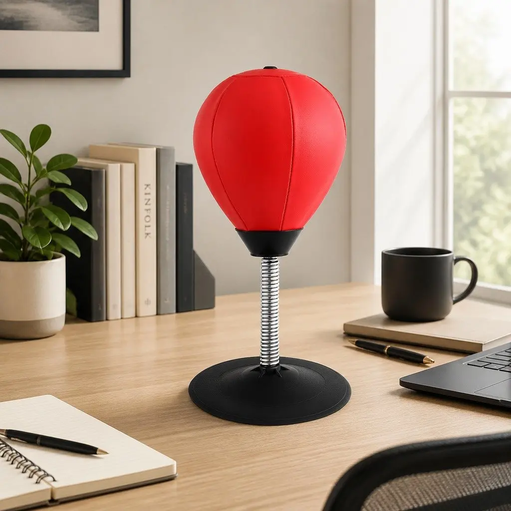Desktop Punching Bag Stand with Speed Ball