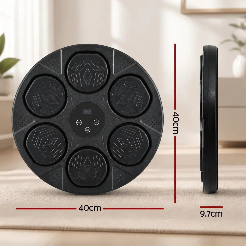 Wall-Mounted Electronic Boxing Machine Music Punch Target LED Display Training