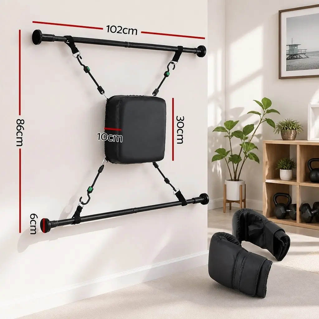 Doorway Punching Bag Adjustable Height 72.5-102cm Home Gym Boxing Training Kit