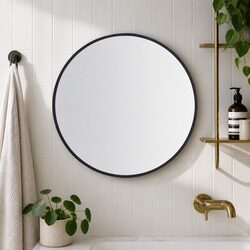 Specifications of XLarge Round Wall Mirror in Black