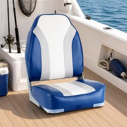 Folding Boat Seats 2-Pack: 41cm W x 38cm D x 60cm H